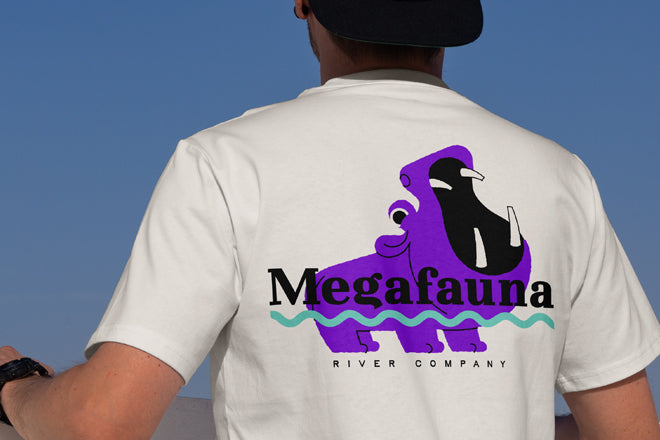 Megafauna Hippo Logo T-Shirt