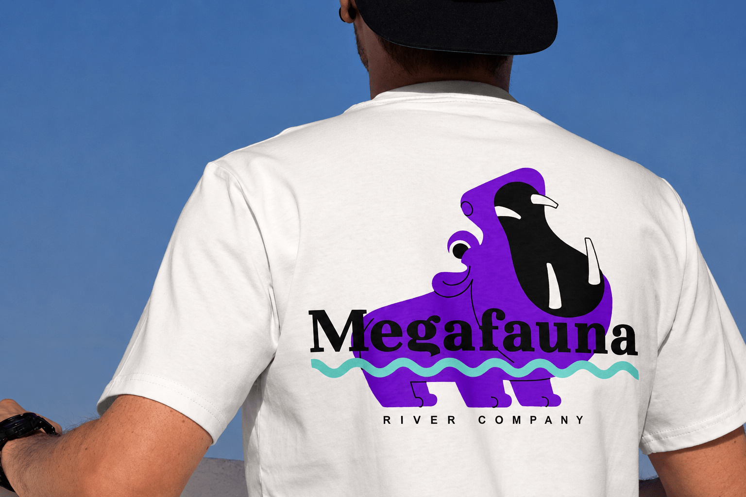 Megafauna Hippo Logo T-Shirt - Megafauna River Co